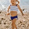 Coupon 👏 Cupshe Striped Smocked 👙 Bikini For Toddler Girls and Girls ⭐
