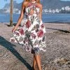 Top 10 🔔 Cupshe Kara Tropical Halter 👗 Dress 😍