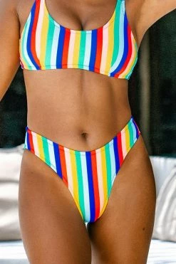 Brand new β Cupshe Rainbow Strappy π Bikini Bottom π§¨