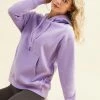 Coupon 🎉 Cupshe Angel Wing Purple Oversized Hoodie ✔️