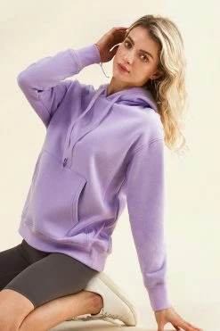 Coupon 🎉 Cupshe Angel Wing Purple Oversized Hoodie ✔️