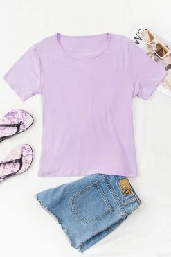 Buy β Cupshe Malaga Round Neck Cut Out Short Sleeve Sweatshirt π