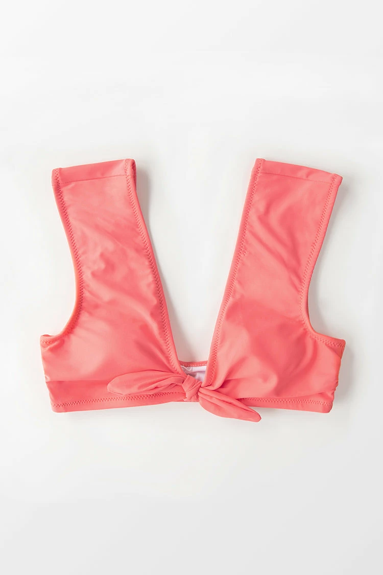 Top 10 π Cupshe Neon Pink Cap Sleeve Knotted π Bikini Top π 3 Top 10 π Cupshe Neon Pink Cap Sleeve Knotted π Bikini Top π - Image 3