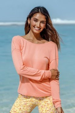 Deals ⭐ Cupshe Peachy Drop Shoulder Sweatshirt ⭐ -Cupshe Online Shop 1 187e721e b8d5 4728 9674 76ce5cdc465b
