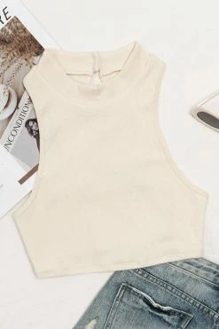 Buy 🤩 Cupshe Tamara Waffle Cut-out Back Crop Sports Bra 🧨