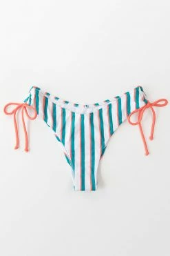 Promo 🎁 Cupshe Anika Striped Low Waisted 👙 Bikini Bottom 🎁