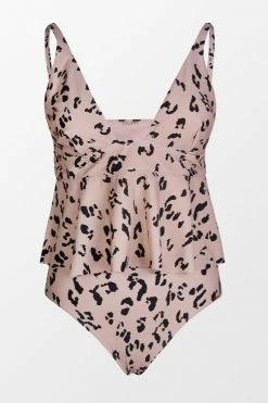 Flash Sale ❤️ CUPSHE Audrey Leopard Ruffle Hem Ruched Back Tankini ⭐ -Cupshe Online Shop 1 1e3b1851 d026 4f6b bce9 dada0f3bb2a5