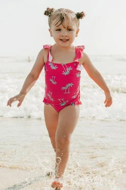Budget βοΈ Cupshe Reyna Palm Tree One Piece π©± Swimsuit For Toddler Girls And Girls β