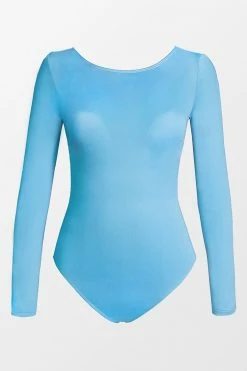 Cheapest 👍 Cupshe Tyra Blue Criss Cross Long Sleeve One Piece 🩱 Swimsuit 🛒 -Cupshe Online Shop 1 2023b4a9 9140 4788 a756 1385290aaa68