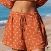 Hot Sale 🌟 Cupshe Diane Geometric Print Drawstring Waist Shorts 🤩
