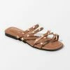 Best Sale ⌛ Cupshe Baja Open Toe Studded Flat Sandals 🎉