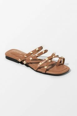 Best Sale β Cupshe Baja Open Toe Studded Flat Sandals π