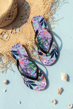 Flash Sale ⌛ Cupshe Frolick Floral Flip Flops ✔️