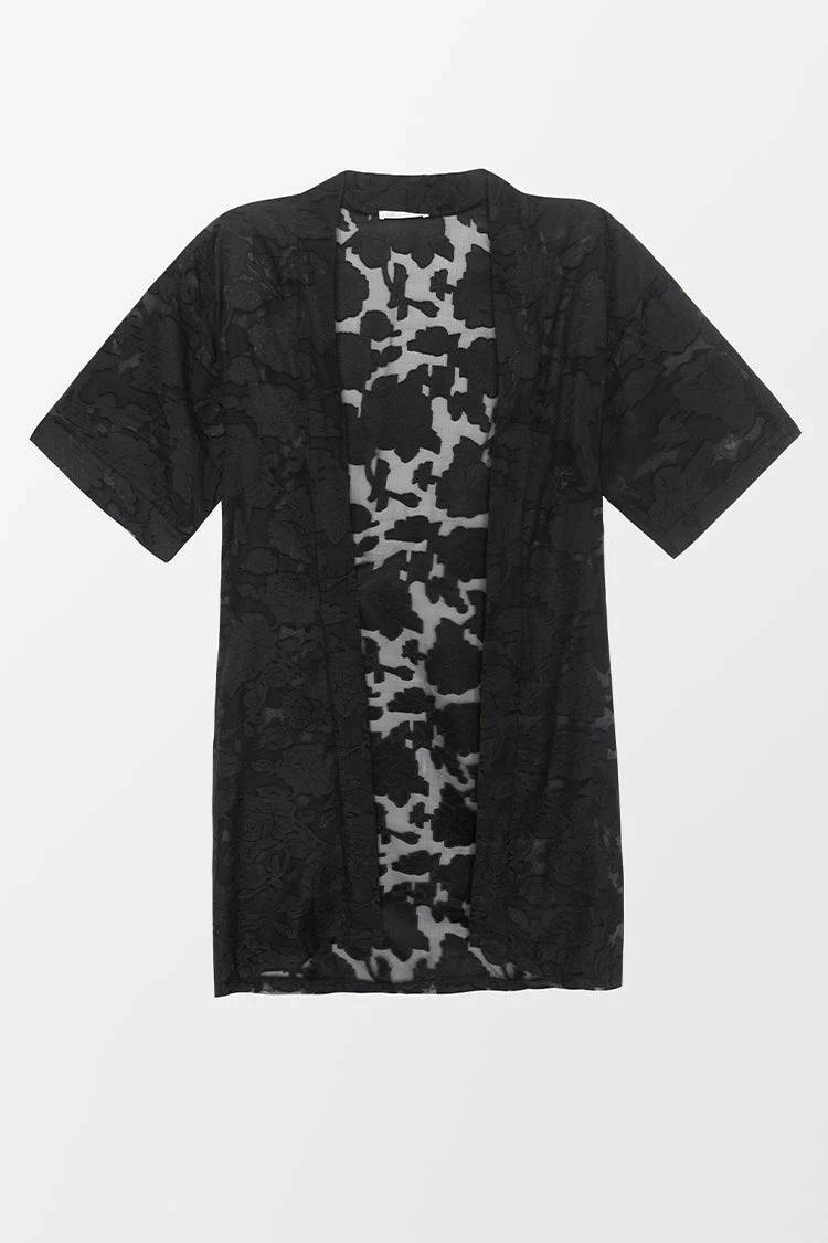 Hot Sale 😍 Cupshe Sylvie Black Open Front Cover Up 🔔 3 Hot Sale 😍 Cupshe Sylvie Black Open Front Cover Up 🔔 - Image 3