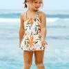 Wholesale ✔️ Cupshe Macey Ruffle Crisscross Tankini For Toddler Girls And Girls ⭐