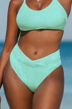 Top 10 🧨 Cupshe Spring Bloom Banded High Waist 👙 Bikini Bottom ❤️