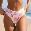 Deals 😀 Cupshe Adriana Floral High Waisted 👙 Bikini Bottom ✔️
