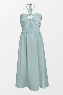Buy ⌛ Cupshe Oakleigh Green O-ring Halter Tea Length 👗 Dress 😀 -Cupshe Online Shop 1 268fa07d 1c35 427f adc3 1c0f9b0696fc