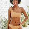Cheapest 🔔 Cupshe Emilie One Shoulder Self Tie 👙 Bikini ✨