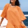 Best Sale 🔔 Cupshe Sarina Round Neckline Ruffled Cover Up 🛒