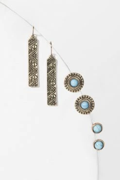 Outlet π Cupshe Gossip Boho Geometric Print Earrings π