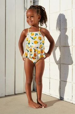 Budget π Cupshe Shelby Fruit Print Ruffle One Piece π©± Swimsuit For Toddler Girls And Girls π₯