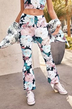 Buy 💯 Cupshe Alysha Floral High Waist Pants 🔔