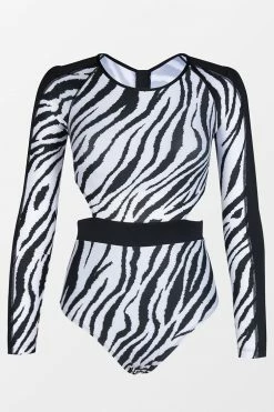 Best Sale 🛒 Cupshe Cheyanne Zebra Cut Out Long Sleeve One Piece 🩱 Swimsuit ⌛ -Cupshe Online Shop 1 30952ce1 74ec 4c30 badd 7ea695ceecf1