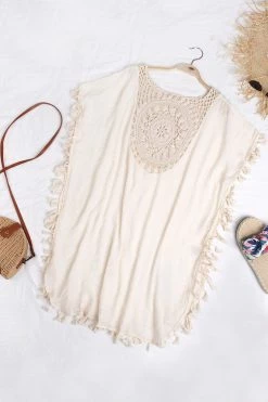 Best Sale 🤩 Cupshe Dominique Crochet Tassel Trim Cover Up 🔥 -Cupshe Online Shop 1 33e5b1f1 4705 4d60 b195 001e20769c9f