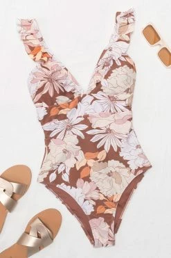Buy 🧨 Cupshe Kari Floral Ruffle One Piece 🩱 Swimsuit 🎉 -Cupshe Online Shop 1 373a2767 e315 4d9b aa5c 367d85557038