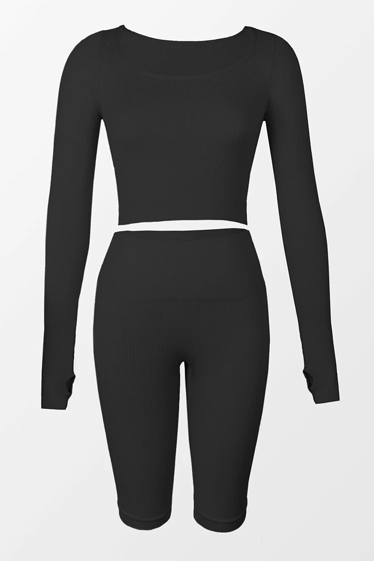 Cheapest 𧨠Cupshe Royalty Black Scoop Long Sleeve Matching Set β 3 Cheapest 𧨠Cupshe Royalty Black Scoop Long Sleeve Matching Set β - Image 3