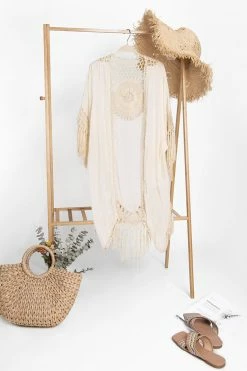 Best deal 🔔 Cupshe Anne Crochet Fringe Hem Kimono ❤️