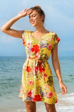 Hot Sale 😀 Cupshe Haisley Floral Wrap Short 👗 Dress ✨