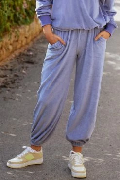 New ⌛ Cupshe Honeydew Purple Elastic Waist Sweatpants ⌛