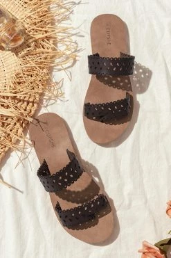 Outlet ⭐ Cupshe Tempe Hollow Out Slide Sandals 🌟