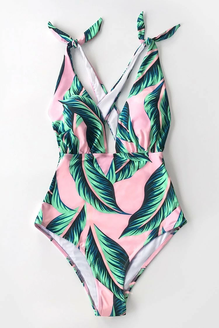 Top 10 π― Cupshe Pink Palm Print One Piece π©± Swimsuit π€© 6 Top 10 π― Cupshe Pink Palm Print One Piece π©± Swimsuit π€© - Image 6
