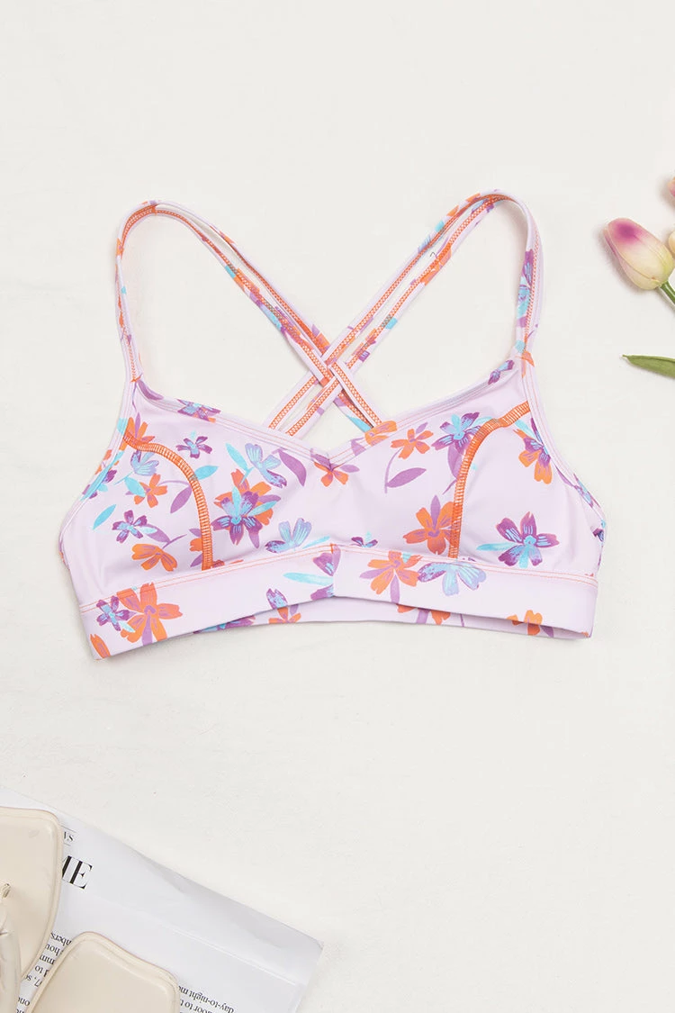 Deals β Cupshe Whimsy Floral Crisscross Back Sports Bra π 1 Deals β Cupshe Whimsy Floral Crisscross Back Sports Bra π