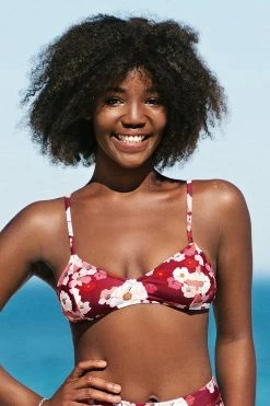 Best Pirce 🎁 Cupshe Paige Floral 👙 Bikini Top 🎉