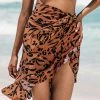 Promo 🔥 Cupshe Wild At Heart Ruffled Sarong 🔔