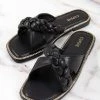Best reviews of 🎁 Cupshe Athens Black Braid Crisscross Strap Slide Sandals ✔️