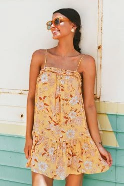 Promo ❤️ Cupshe Jacklyn Loose Waisted Adjustable Straps Slip 👗 Dress 🧨