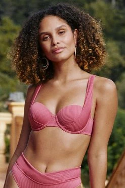 Top 10 ⭐ Cupshe Carson Rib Underwire 👙 Bikini Top 😍