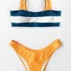 Best deal 🎁 Cupshe Colorblock Bandeau Low Rised 👙 Bikini 🎁