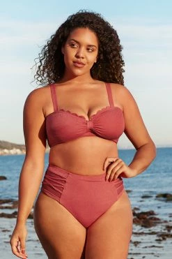 Flash Sale 🧨 Cupshe Chelsea Mesh Plus Size 👙 Bikini ⭐