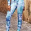 Cheap ✨ Cupshe Soft focus Tie Dye Drawstring Leggings 🧨