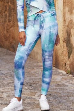 Cheap ✨ Cupshe Soft focus Tie Dye Drawstring Leggings 🧨