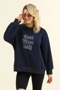 Cupshe Online Shop 59 Best deal βοΈ Cupshe Charmed Crewneck Sweatshirt π₯