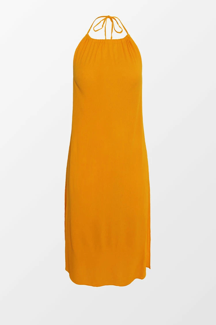 Deals ✨ Cupshe Haleigh Orange Backless Split Tea Length 👗 Dress 💯 3 Deals ✨ Cupshe Haleigh Orange Backless Split Tea Length 👗 Dress 💯 - Image 3