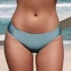 Best deal 😀 Cupshe Shangrila Solids Shirred Tab Hipster 👙 Bikini Bottom 😍
