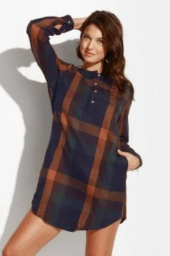 Outlet 👏 Cupshe Rhianna Plaid Rounded Hem Shift 👗 Dress 🎁